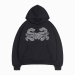MONOGRAM CRYSTALS HOODIE (black)