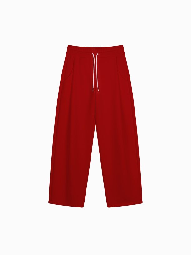DAILY OVERSIZE SWEATPANTS (CLASSIC RED)