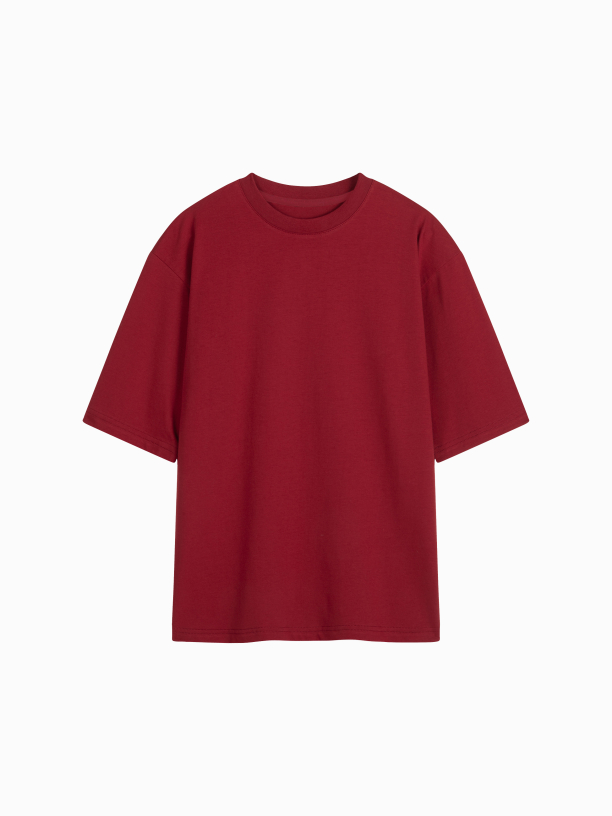 DAILY T-SHIRT (BURGUNDY)