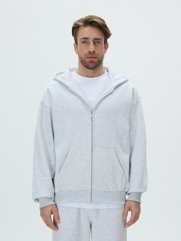 DAILY ZIP HOODIE (MELANGE)