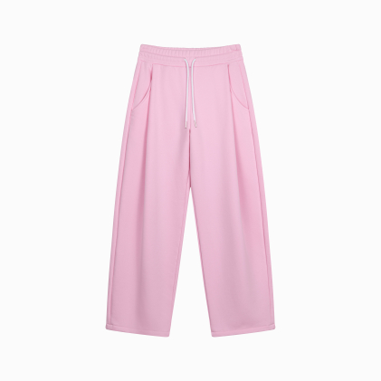 DAILY OVERSIZE SWEATPANTS (BABY PINK)