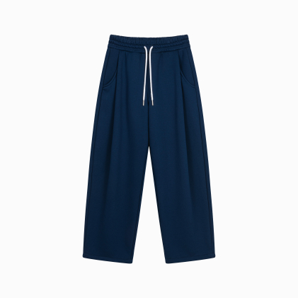 DAILY OVERSIZE SWEATPANTS (NAVY)