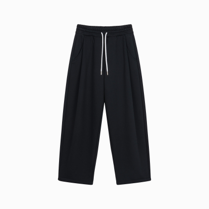 DAILY OVERSIZE SWEATPANTS (BLACK)