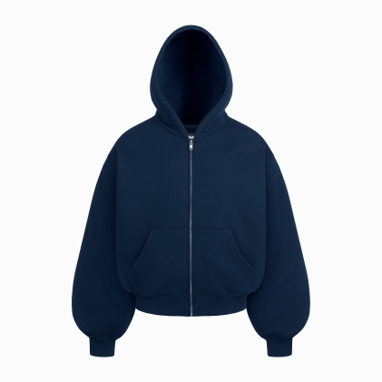 DAILY ZIP HOODIE (NAVY)