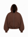 DAILY ZIP HOODIE (CHOCOLATE)