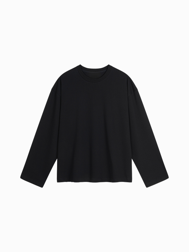 DAILY OVERSIZE LONGSLEEVE (BLACK)