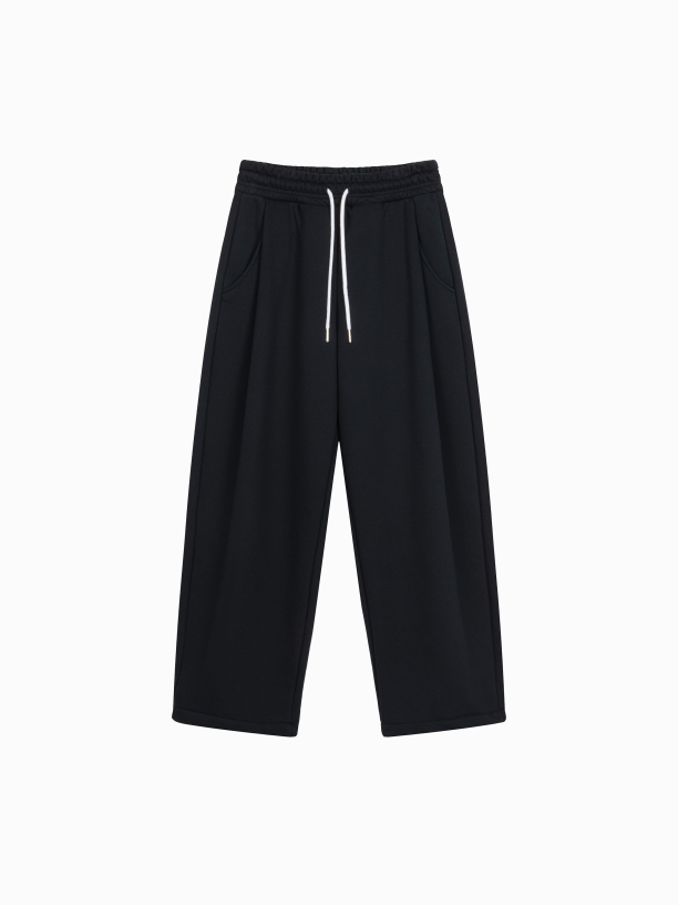 DAILY OVERSIZE SWEATPANTS (BLACK)
