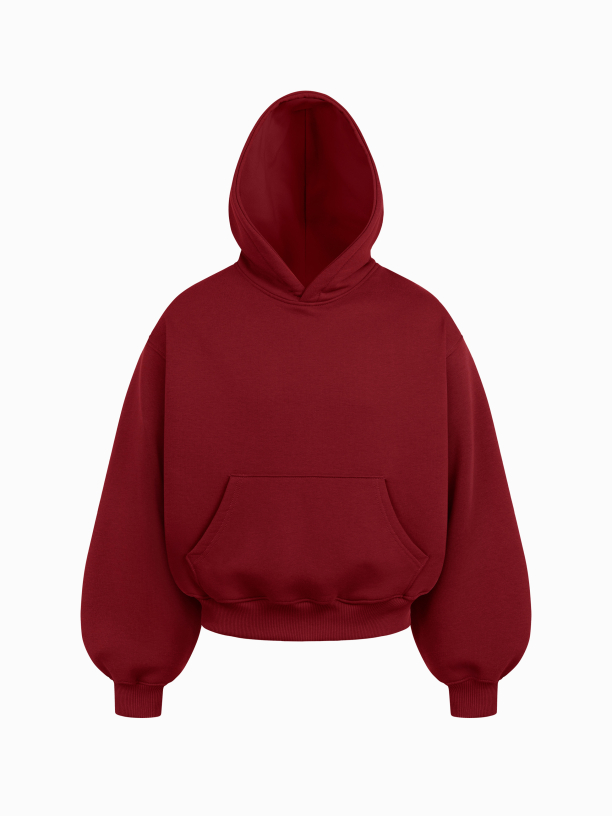 DAILY HOODIE (BURGUNDY)