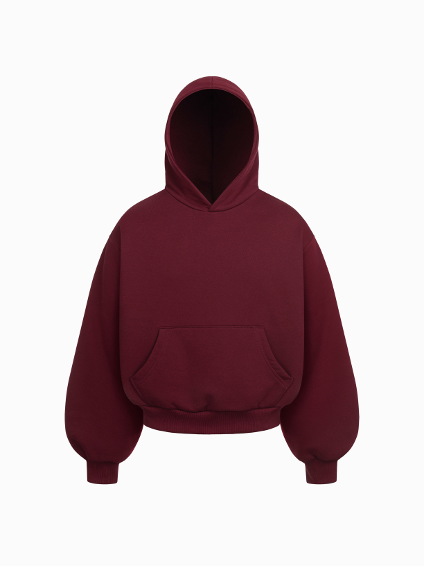 DAILY HOODIE (RED WINE)
