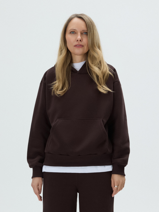 DAILY HOODIE (DARK CHOCOLATE)
