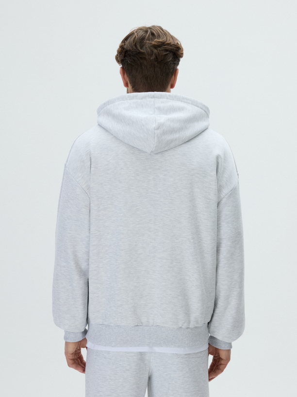 DAILY ZIP HOODIE (MELANGE)