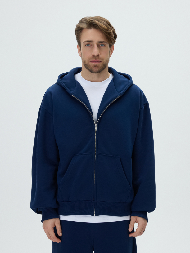 DAILY ZIP HOODIE (NAVY)