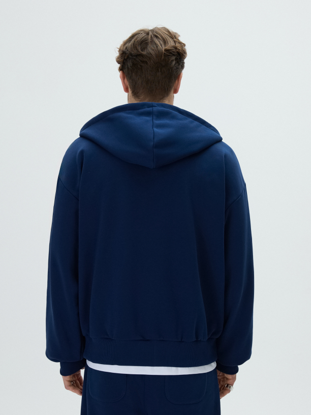 DAILY ZIP HOODIE (NAVY)