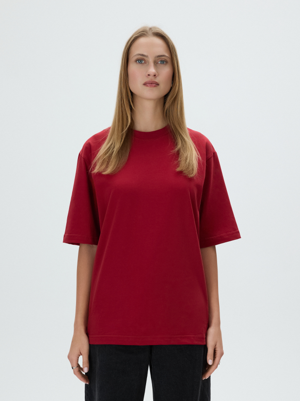 DAILY T-SHIRT (BURGUNDY)