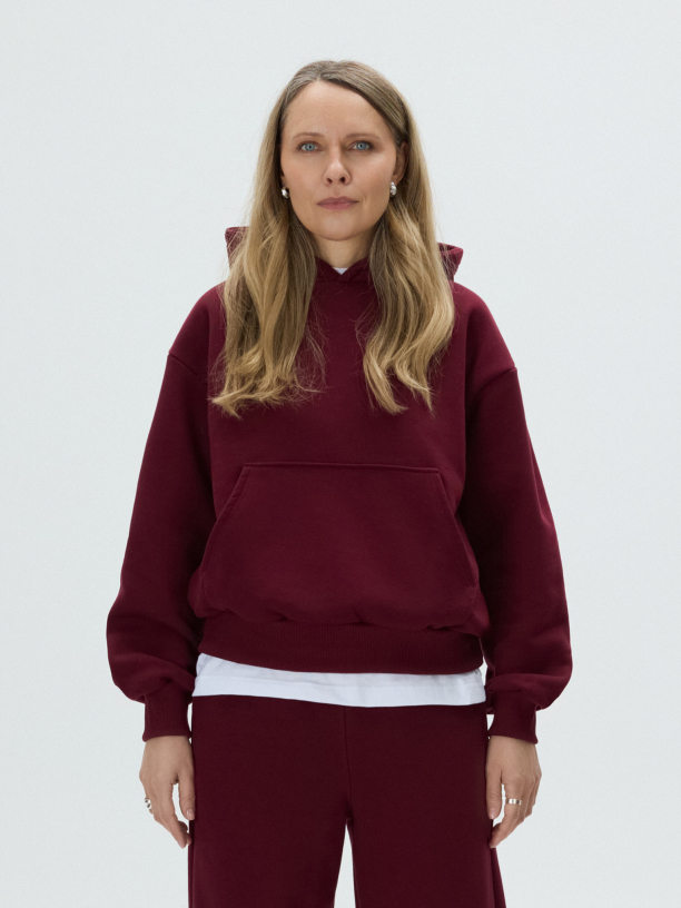 DAILY HOODIE (RED WINE)