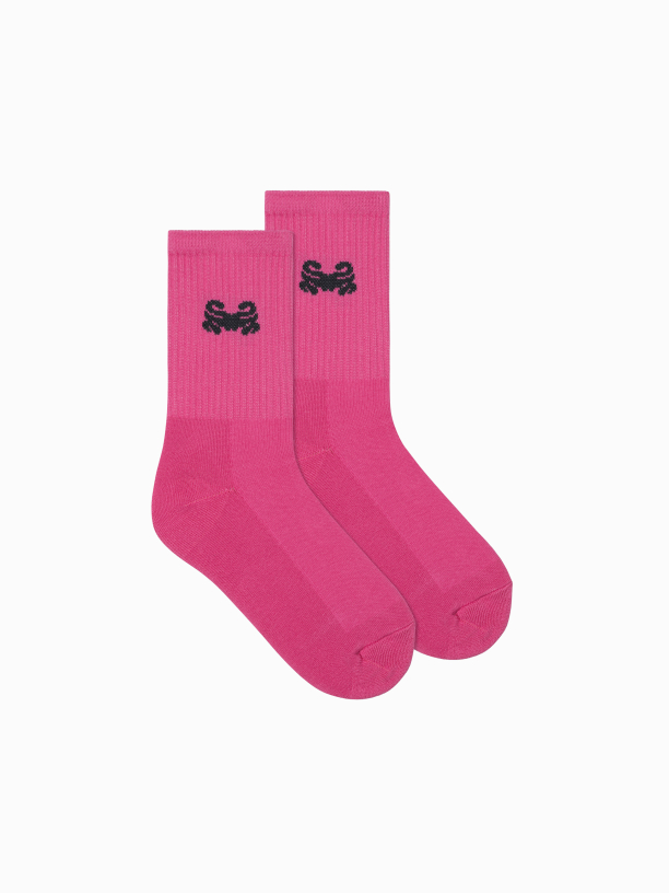 MONOGRAM SOCKS (PINK)