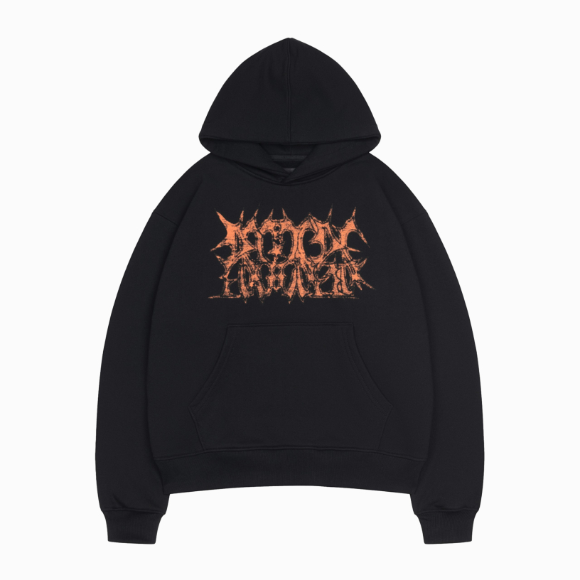 THRASH METAL HOODIE (BLACK)