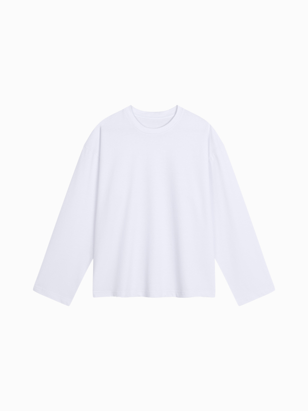 DAILY OVERSIZE LONGSLEEVE (WHITE)