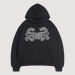 MONOGRAM CRYSTALS HOODIE (black)