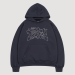 PESSERE CRYSTALS HOODIE (graphite)