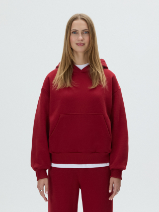 DAILY HOODIE (BURGUNDY)